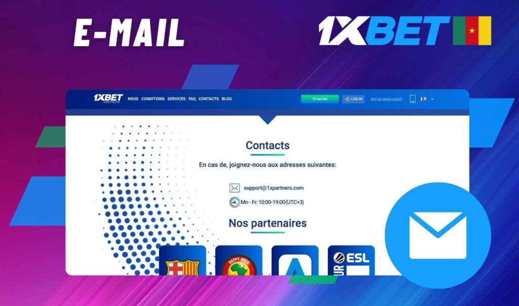 1xbet Cameroun Adresse E-mail l'information