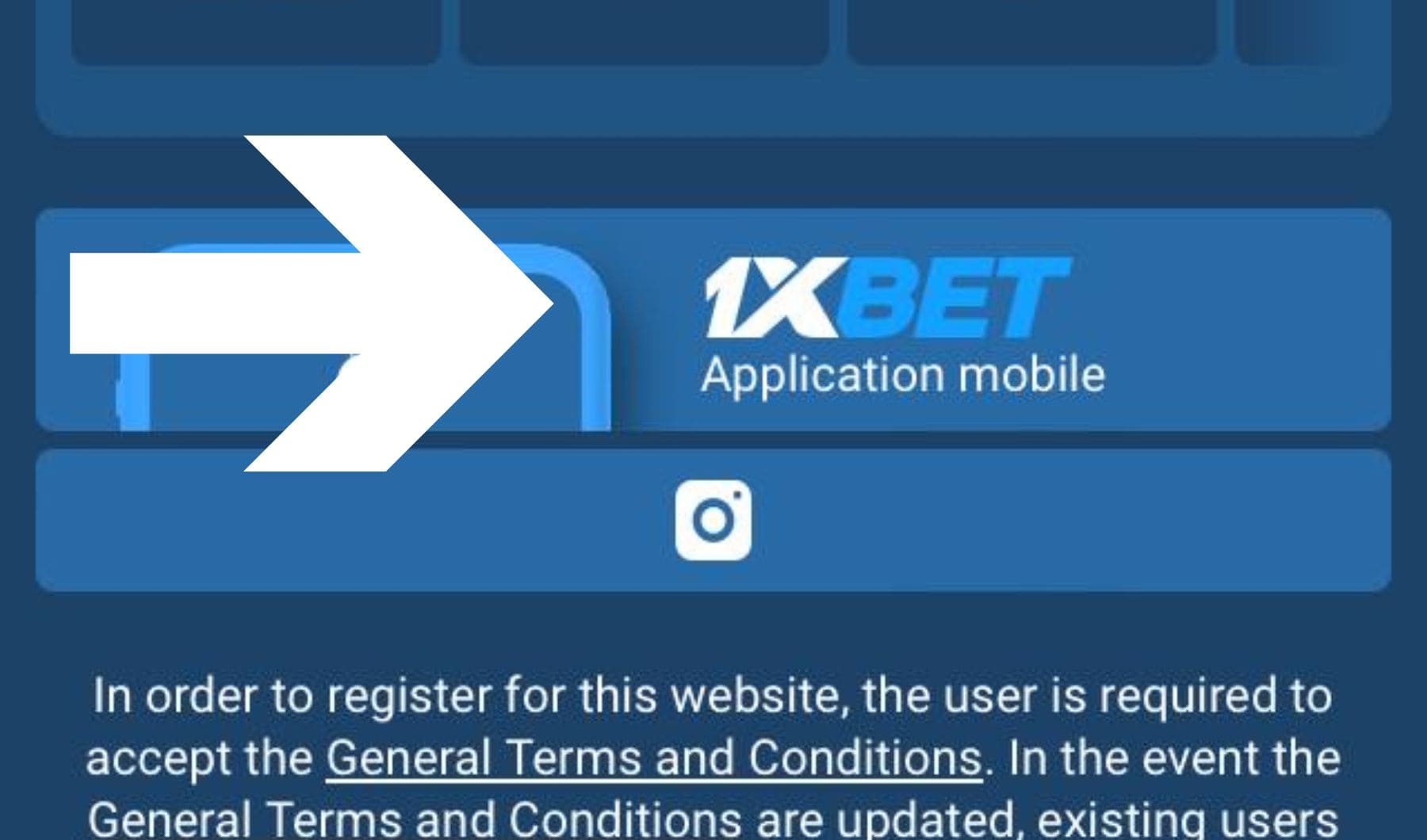 1xbet Cameroun Applications mobiles