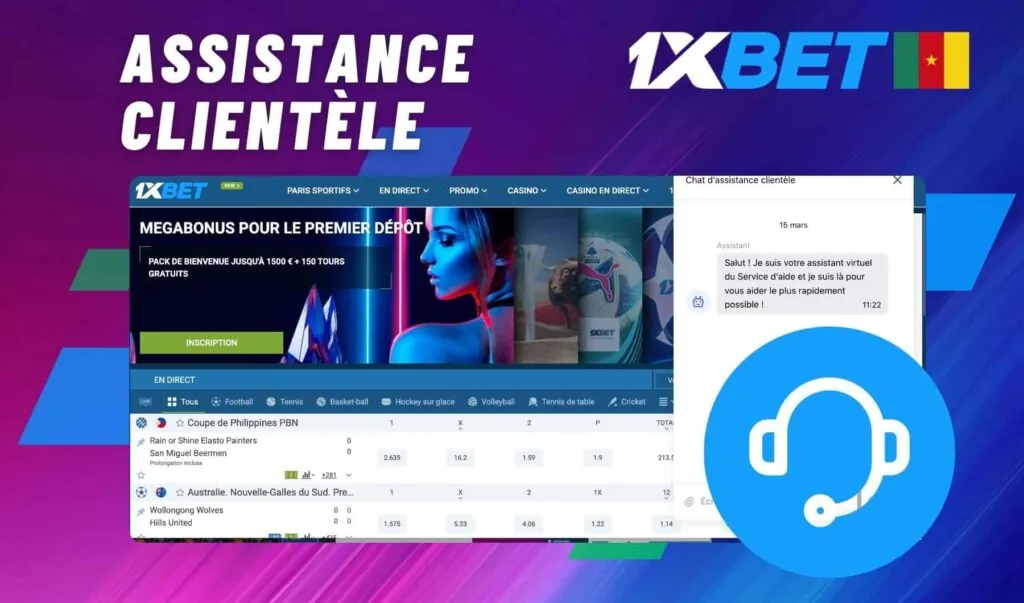 1xbet Cameroun Assistance Clientèle