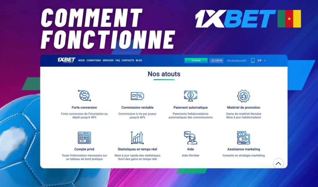 1xbet Cameroun Comment fonctionne le programme d'affiliation