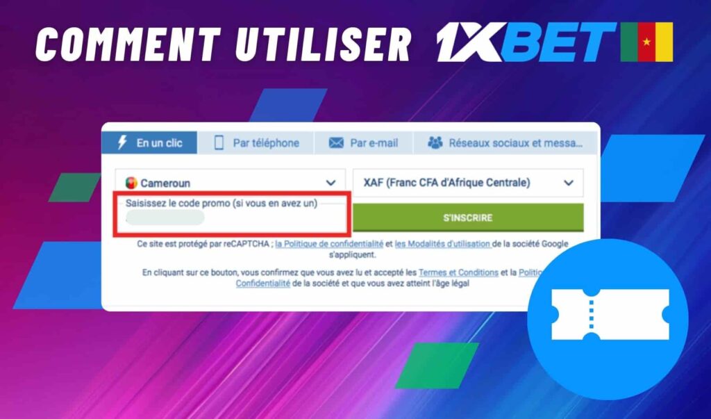 1xbet Cameroun Comment utiliser les Codes Promotionnels