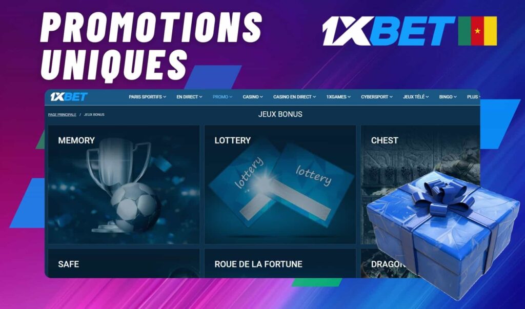 1xbet Cameroun Des promotions uniques sur le football