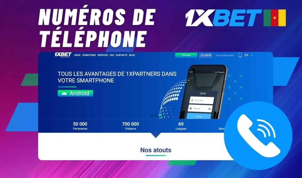 1xbet Cameroun Numéros de Téléphone
